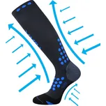 VoXX Podkolenky kompresní sportovní MARATHON s ionty stříbra TMAVĚ MODRÉ Velikost: 35-38 (23-25)