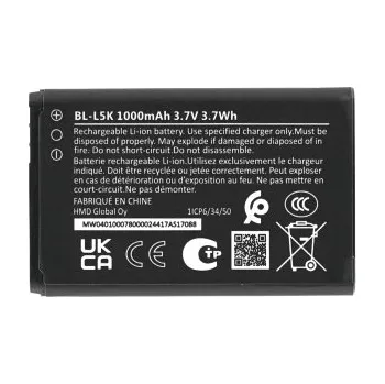 Baterie pro mobilní telefon MPS Baterie pro Nokia 105+ (2022), BL-L5K, 1000 mAh