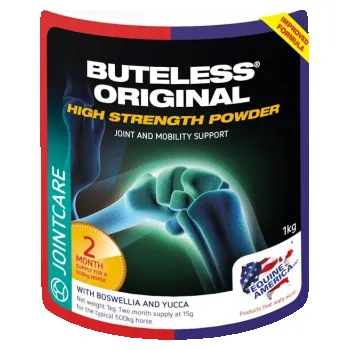 Krmivo pro koně Buteless Originál prášek na bolest a záněty v kloubech s boswellií a kurkumou, Balení 3 kg