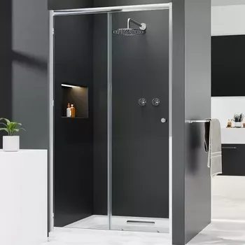 Sprchové dveře WellMall Nicol 90 cm dveře čiré chrom