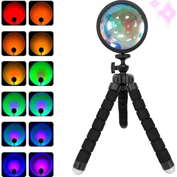 Lampička RGB LED LAMPičKA PRO DEKORACI POKOJE, 16 BAREV, DÁLKOVÉ OVLÁDÁNÍ, APLIKACE, 4 REŽIMY