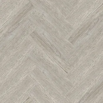 vinylová podlaha Vinylová podlaha BRASED Ecoline Herringbone HB lepený 9506 Dub bílý polární