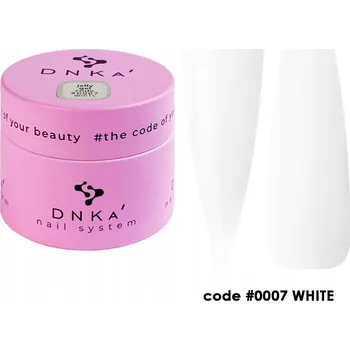 Lak na nehty JELLY GEL "DNKa", 15 ml #0007 Bílý