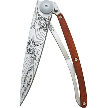 kapesní nůž Kapesní nůž Deejo 1CB090 Tattoo 37g coralwood Cock-a-doodle-doo