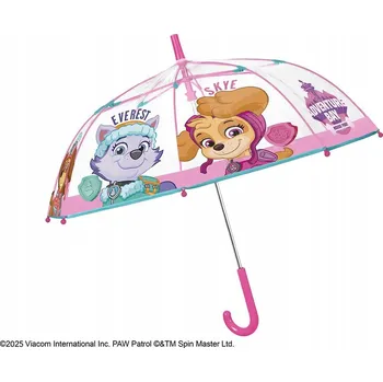 Deštník Dětský průhledný deštník Tlapková patrola PERLETTI 75157
