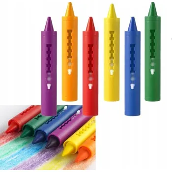 Hračka pro nejmenší Pastelky do vany - hračka do vany 6 barev 3+ Zimpli Kids