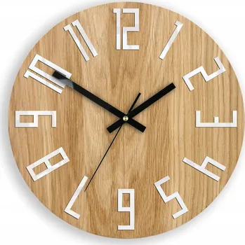 Hodiny Nástěnné hodiny Volan hnědé 33cm