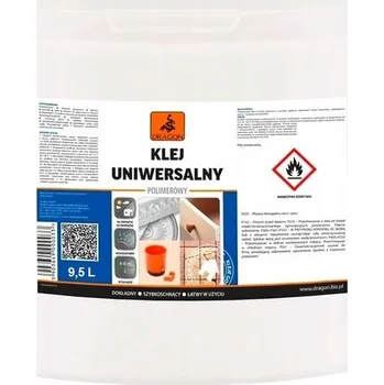 Průmyslové lepidlo UNIVERZÁLNÍ POLYMEROVÉ LEPIDLO BEZBARVÉ 9,5L DRAGON