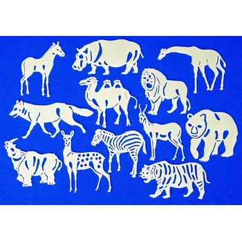 Hračka FANDY Samolepky fluorescenční Blaze 07 zvířata