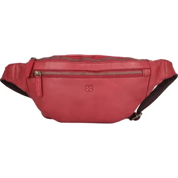 Ledvinka Dámská kožená ledvinka Bellicci Matelda - červená