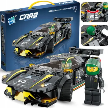 ostatní stavebnice Stavebnice Stavebnice Stavební Model Sportovního Auta 323 dílů