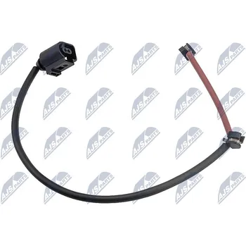 Brzdová destička Výstražný kontakt, opotřebení obložení NTY HCZ-VW-012