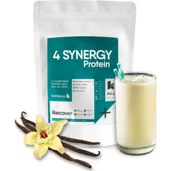 Protein Kompava 4 SYNERGY Protein, vanilka, 500g