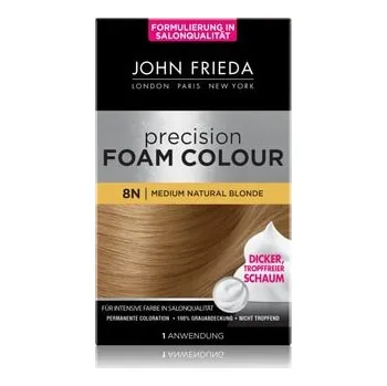 Kosmetika JOHN FRIEDA Precision Foam Colour 8N Medium Natrual Blond Barva vlasů