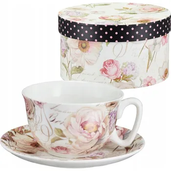 VILLA ITALIA 300 ml Šálek s podšálkem PIVOŇKA WLN