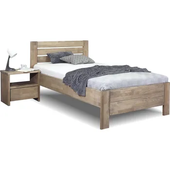 Postel Zvýšená postel z masivu Mistral, masiv buk, 120x200