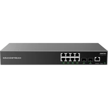 Switch Grandstream GWN7801 L2+ Managed Network Switch 8x 1Gb RJ45, 2x SFP, DHCP, QoS, VLAN (GWN7801)