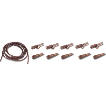 Anaconda Jungle Quick Lock Safety Lead Clip Power Pack jungle hnědá 5ks