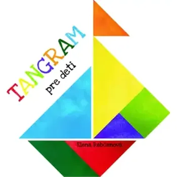 Leporelo Tangram pre deti (Elena Rabčanová, 2017)