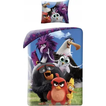 Povlečení Sada povlečení ANGRY BIRDS PTAKI 160cm bavlna