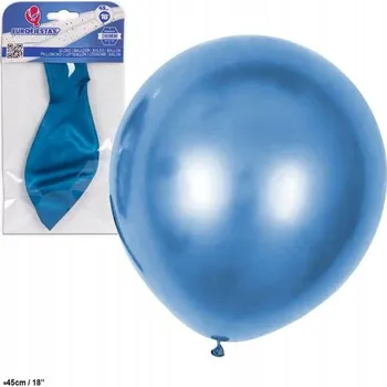 Vánoční ozdoba Ouda Party - Modrá kovová koule