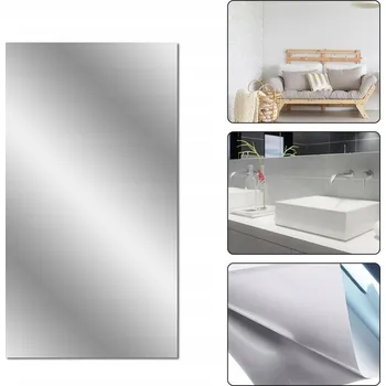 Zrcadlo SAMOLEPICÍ ZRCADLA 60X200CM VYSOKÁ ZRCADLO K NALEPENÍ BEZ RÁMU VELKÉ
