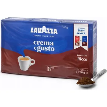 Mletá káva Lavazza Crema Gusto Ricco 250g
