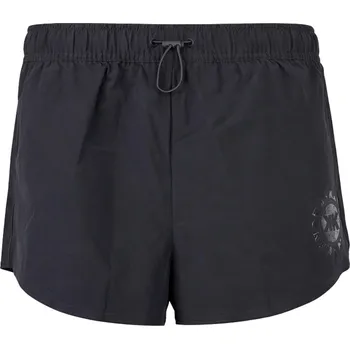 Dámské kraťasy GYMSHARK Dámské tréninkové šortky KK Twins Woven S ČERNÁ