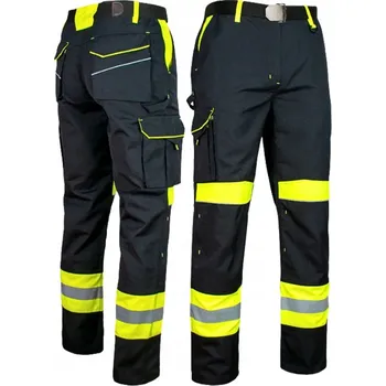 Pracovní obuv Pánské pracovní kalhoty Specto dlouhé, reflexní, černé, vel.