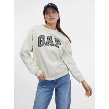 Dámská mikina GAP Dámské Dámská mikina s logem GAP Bílá XXS (2440807)