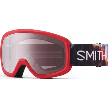 Sjezdové lyžování Lyžařské brýle SMITH Snowday Junior Červené