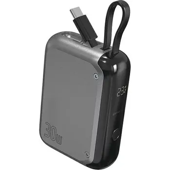 Powerbanka Powerbanka Pocket 30 W 10000 mAh s integrovaným kabelem USB‑C 15 cm