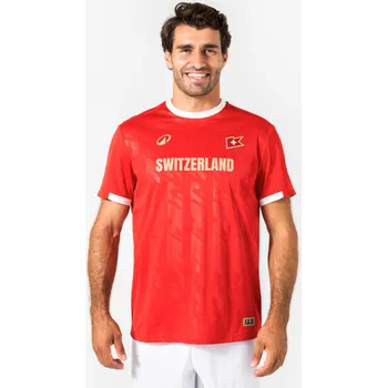 Fotbal KIPSTA Fotbalový dres Švýcarska pro dospělé 2XL BÍLÁ|ČERVENÁ