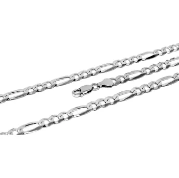 Náramek Leru Stříbrný náramek Figaro 19-23cm Délka náramku: 19cm