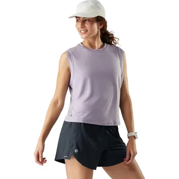 Dámské merino tílko SMARTWOOL Women's Active Ultralite Crop Tank, Purple Storm velikost: XS