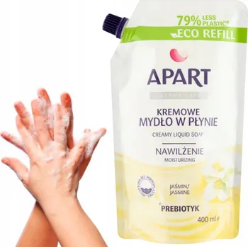 Mýdlo Tekuté mýdlo APART Náhradní náplň 400ml Jasmín Krémové