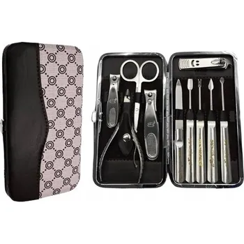 SADA NA MANIKÚRU A PEDIKÚRU PRO ŽENY A MUŽE 10 DÍLŮ + POUZDRO