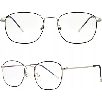 Sluneční brýle Theblogshop brýle bez dioptrií pilotky stříbrné