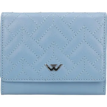 Peněženka Wojas dámská peněženka z modré lícové kůže