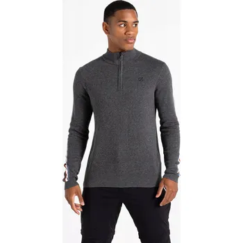 Pánský svetr Dare2b svetr DUTIFUL II 1/2 ZIP šedý ROLÁK velikost M