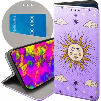 Pouzdro na mobilní telefon Flipové pouzdro Hello Case pro Samsung GALAXY A36 5G / A56 5G fialové