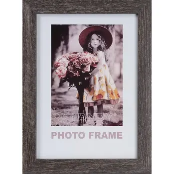 Rám na obraz FANDY Fotorámeček Narvik 21x29,7 2 šedohnědý