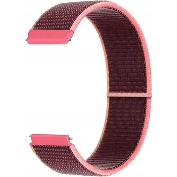 Řemínek na hodinky Řemínek Spacecase pro Samsung 20mm, růžový