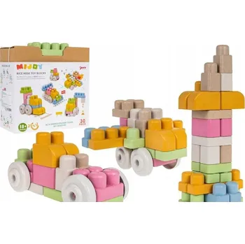 ostatní stavebnice Stavebnice Eko Giros Vozidla – 30 dílků z bioplastu