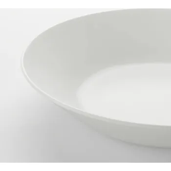 Talíř IKEA OFTAST Hluboký talíř, bílý, 20 cm