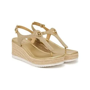 Dámské baleríny Espadrilky MICHAEL Michael Kors Val Thong Wedge 40S6VAMS1D Zlatá 37