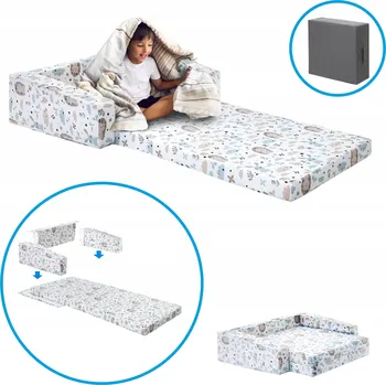 Dětská postýlka Cestovní postýlka HOBBY kids 70 x 128 cm bílá