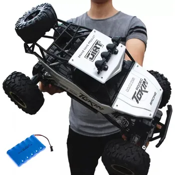 RC model auta TERÉNNÍ AUTO NA DÁLKOVÉ OVLÁDÁNÍ 4x4 METAL AUTO s ovladačem Akumulátor VELKÝ