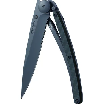 Sport Kapesní nůž Deejo 1GC500 Serration Black 37g carbon