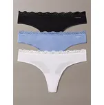 QD5300/3FD - dámská tanga Calvin Klein 3pack, M, 3FD